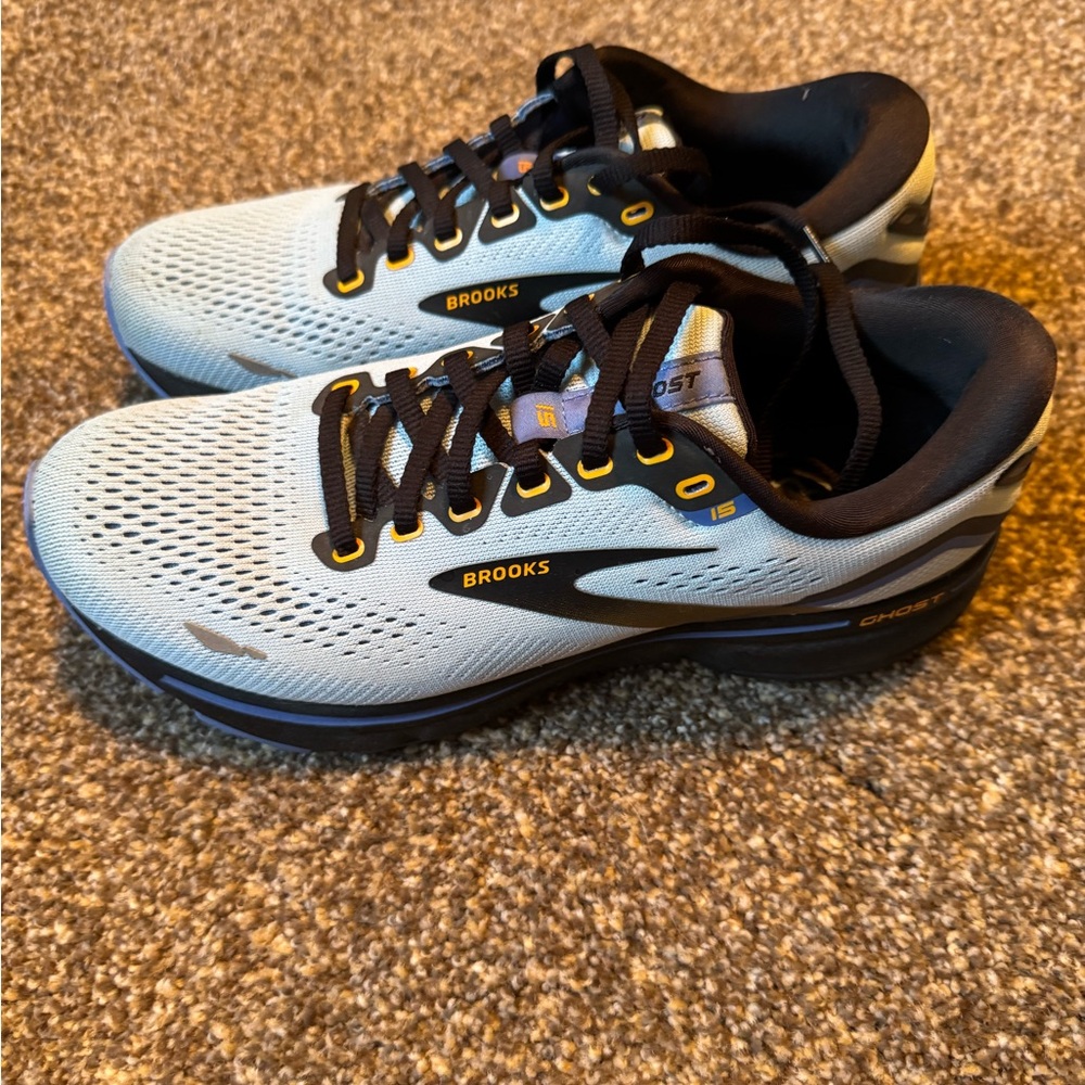 Brooks Athletic Shoes - Light Blue and Black